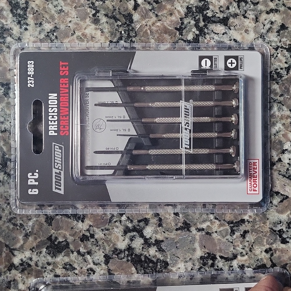 Tool Shop 6 piece Precision Screwdriver Set new in package